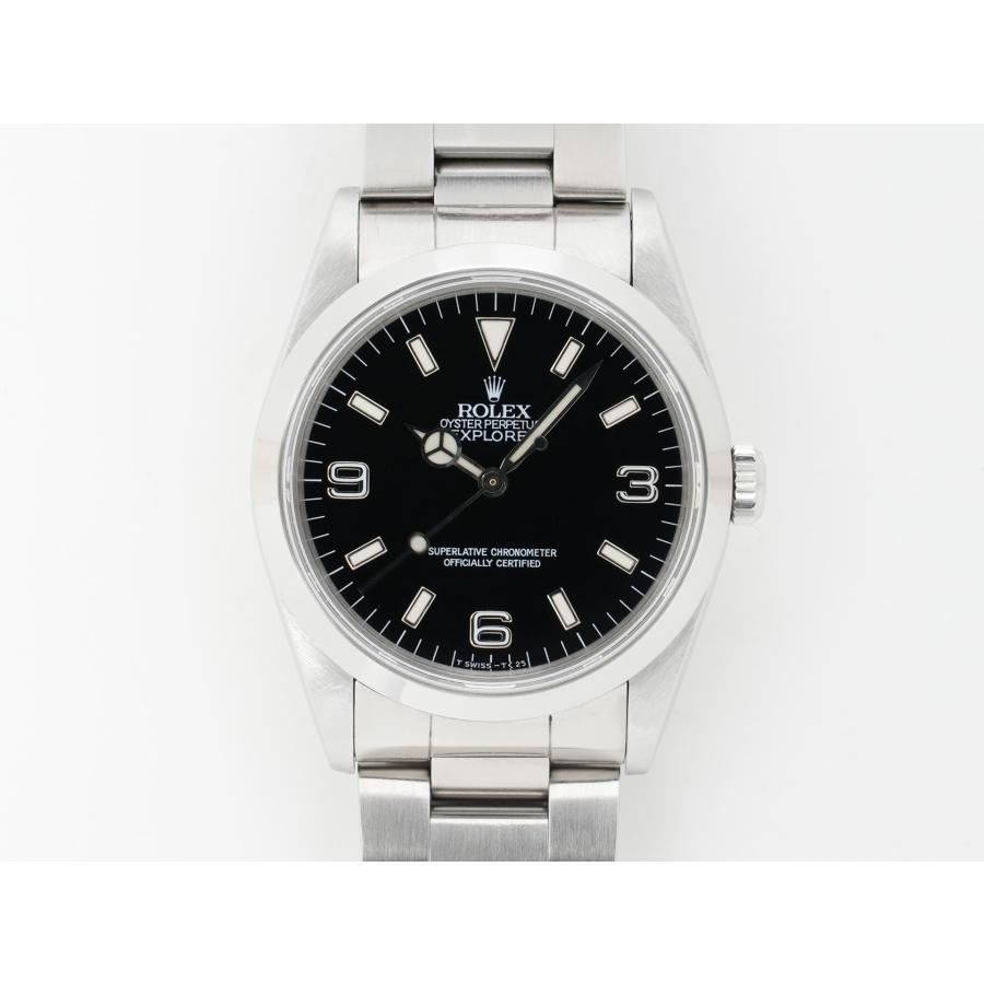 ロレックス エクスプローラーI Ref.14270 ステンレススチール ブラック文字盤 オイスターブレスレット | エクスプローラー（ROLEX） | 01