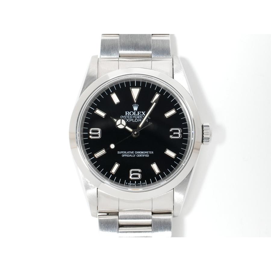 ロレックス エクスプローラーI Ref.14270 ステンレススチール ブラック文字盤 オイスターブレスレット | エクスプローラー（ROLEX） | 01