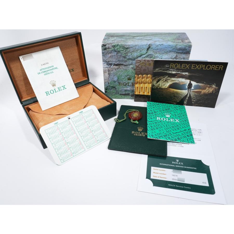 ロレックス エクスプローラーI Ref.14270 ステンレススチール ブラック文字盤 オイスターブレスレット | エクスプローラー（ROLEX） | 09