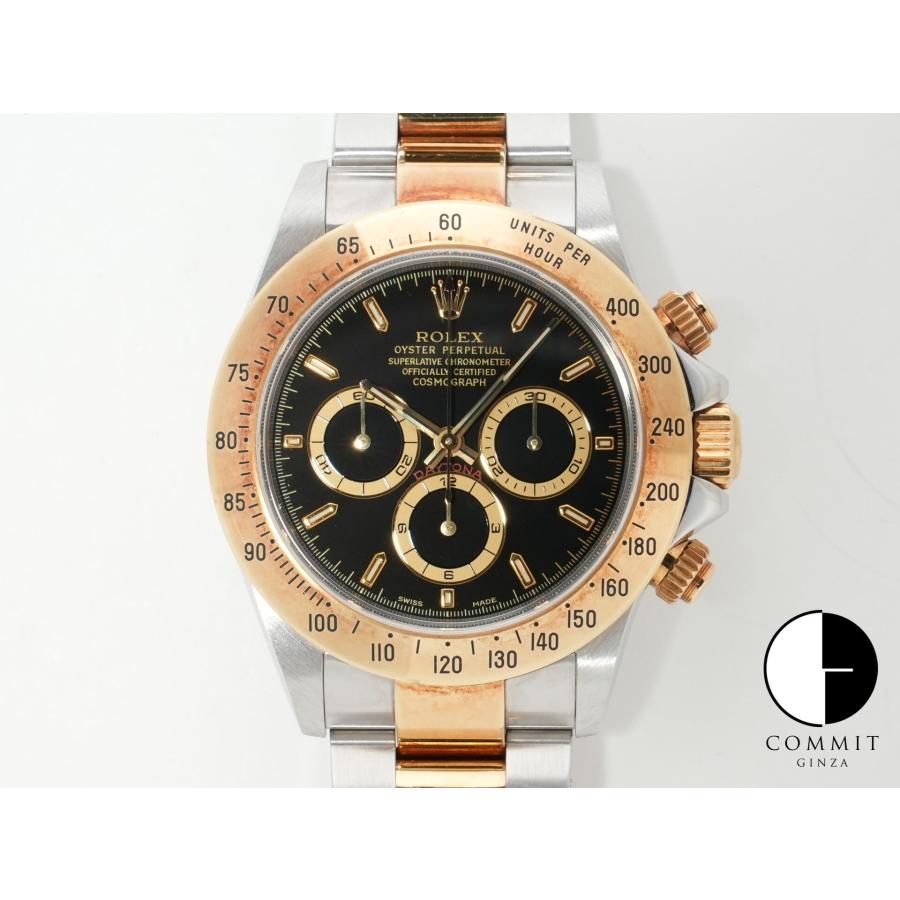 ロレックス デイトナ エルプリメロ Ref.16523 ステンレススチール/イエローゴールド ブラック文字盤 | コスモグラフ デイトナ