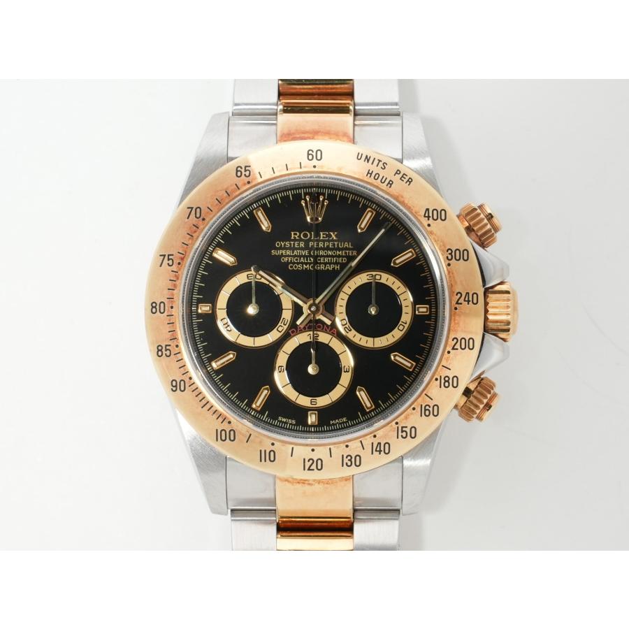 ロレックス デイトナ エルプリメロ Ref.16523 ステンレススチール/イエローゴールド ブラック文字盤 | コスモグラフ デイトナ | 01