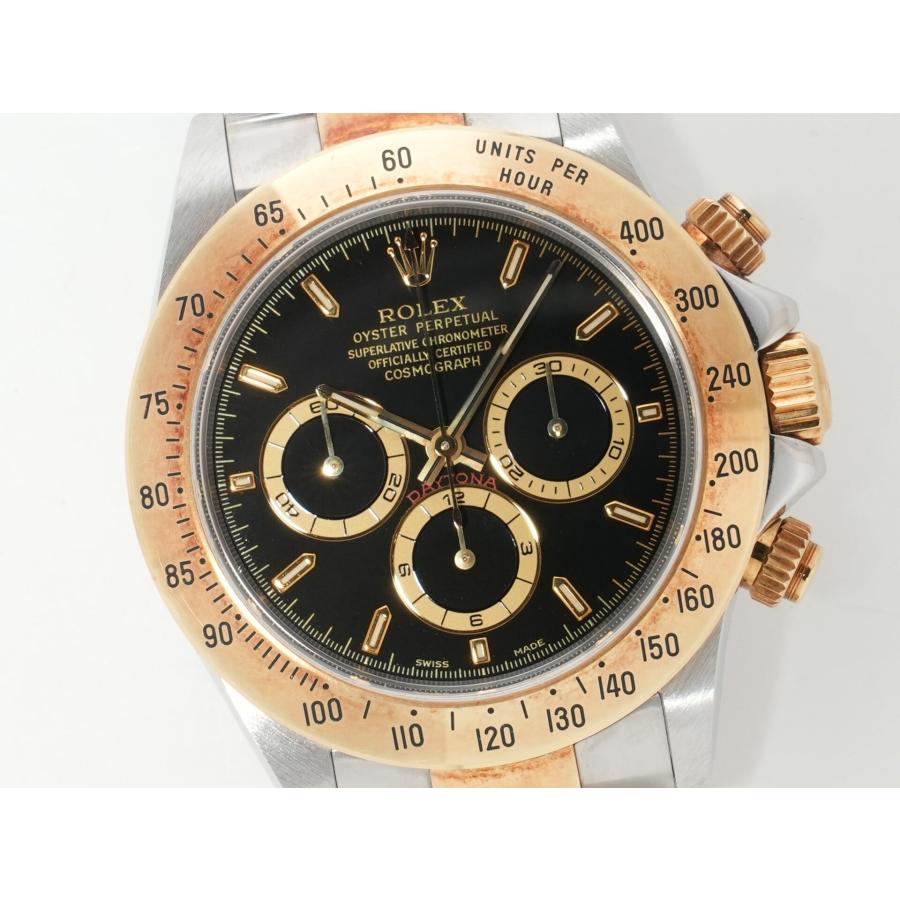 ロレックス デイトナ エルプリメロ Ref.16523 ステンレススチール/イエローゴールド ブラック文字盤 | コスモグラフ デイトナ | 02