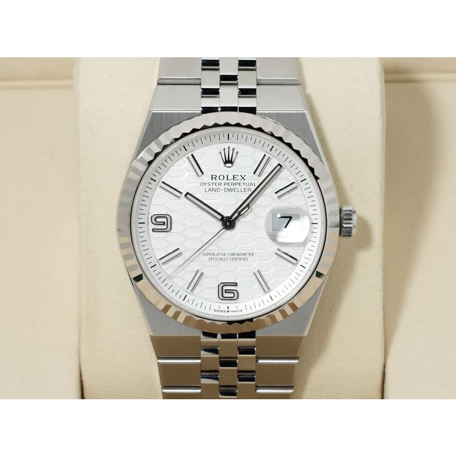 ロレックス ランドドゥエラー Ref.127234 ステンレススチール/ホワイトゴールド ホワイト文字盤 ジュビリーブレスレット | ROLEX | 01