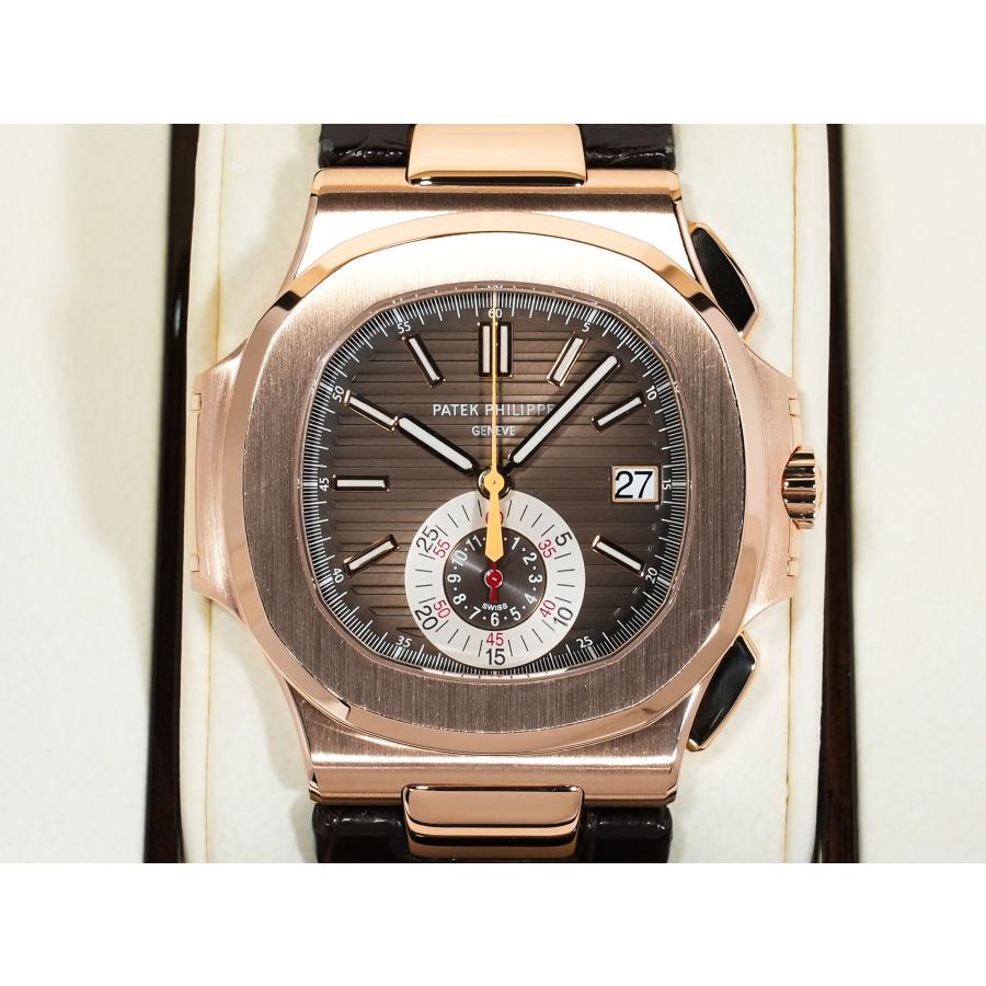 パテックフィリップ ノーチラス クロノグラフ Ref.5980R-001 ローズゴールド ブラウン文字盤 | ノーチラス | 01