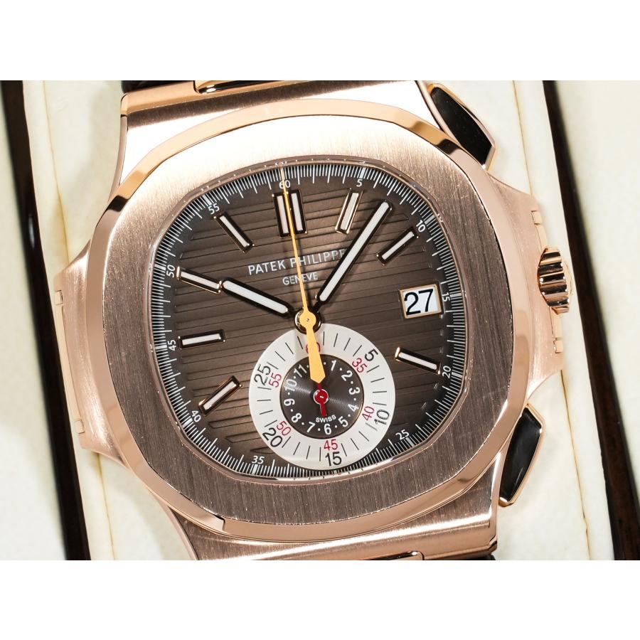 パテックフィリップ ノーチラス クロノグラフ Ref.5980R-001 ローズゴールド ブラウン文字盤 | ノーチラス | 02