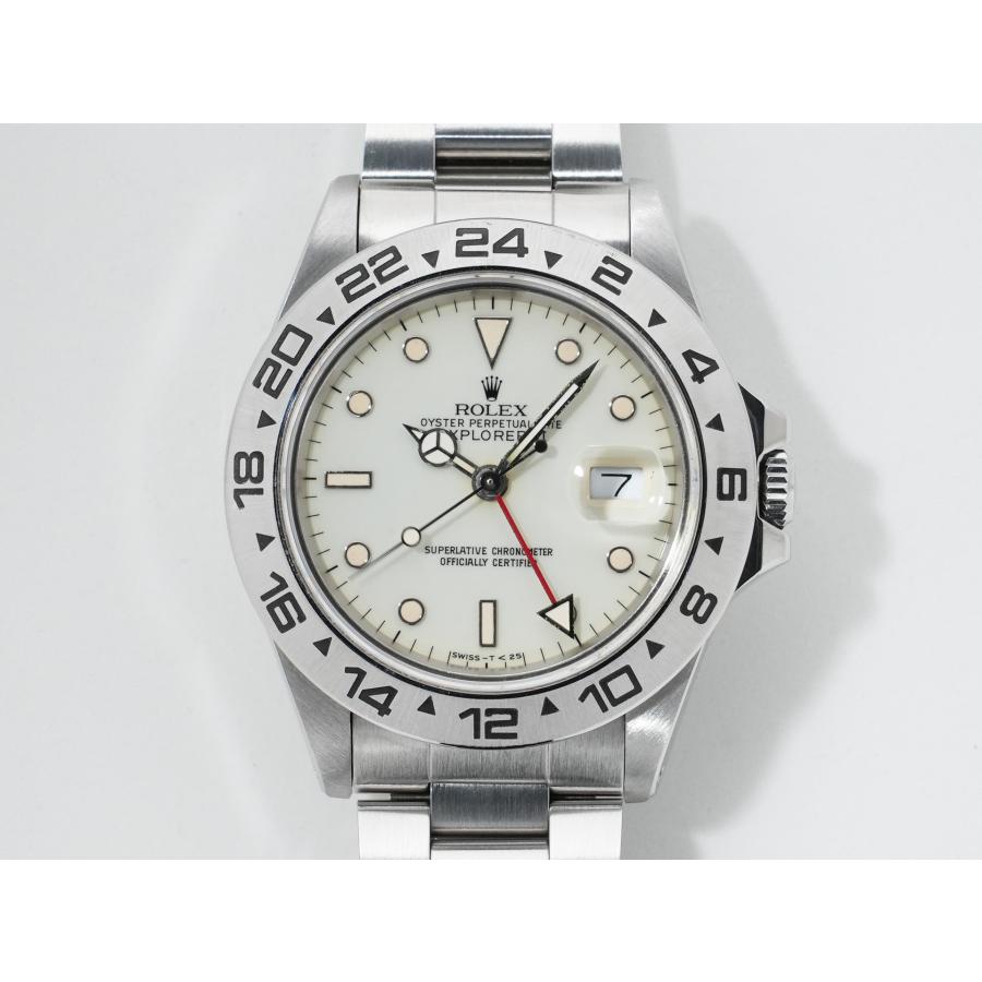 ロレックス エクスプローラーII Ref.16550 ステンレススチール アイボリー文字盤 オイスターブレスレット | エクスプローラーII | 01