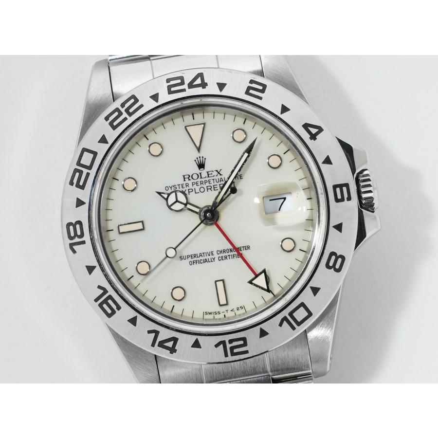 ロレックス エクスプローラーII Ref.16550 ステンレススチール アイボリー文字盤 オイスターブレスレット | エクスプローラーII | 02
