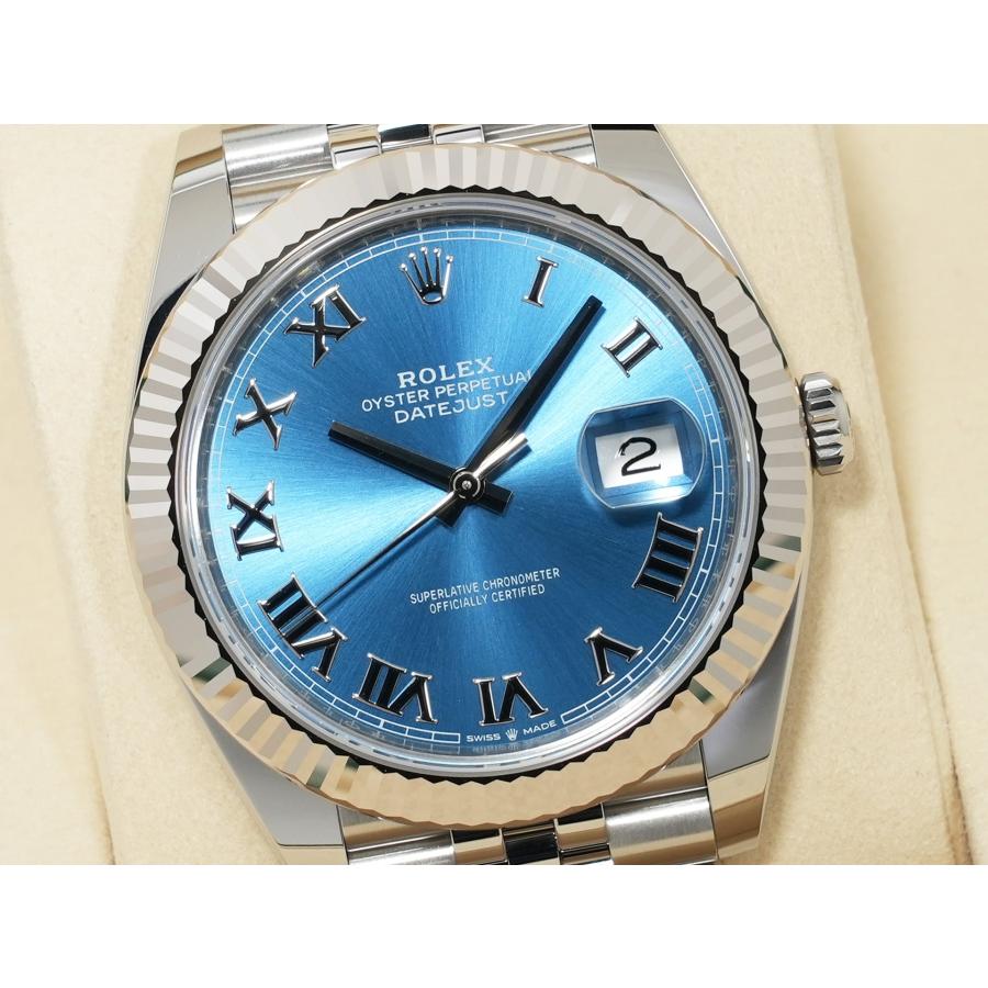 ロレックス デイトジャスト41 Ref.126334 アズーロブルー文字盤 ジュビリーブレスレット | デイトジャスト | 02