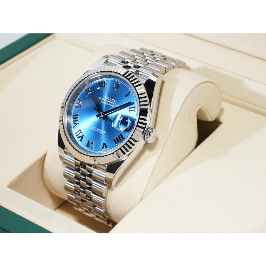 ロレックス デイトジャスト41 Ref.126334 アズーロブルー文字盤 ジュビリーブレスレット | デイトジャスト | 03