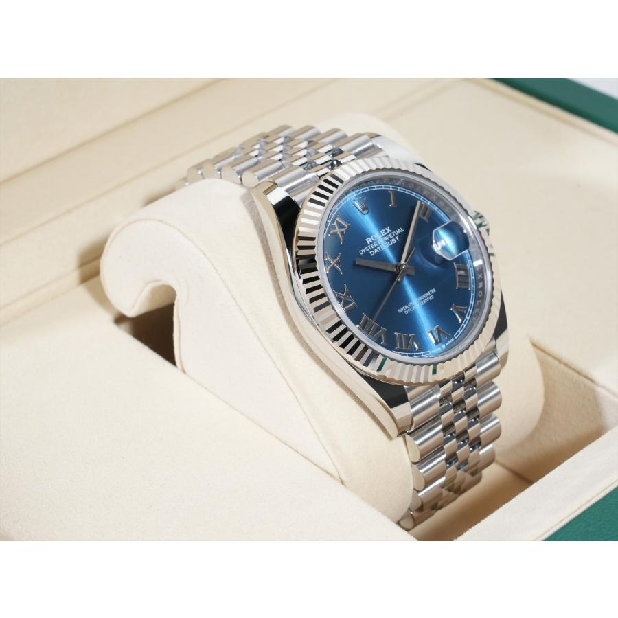 ロレックス デイトジャスト41 Ref.126334 アズーロブルー文字盤 ジュビリーブレスレット | デイトジャスト | 04