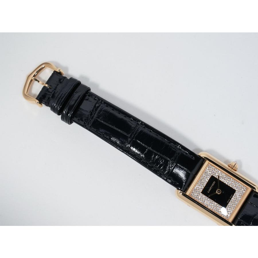 カルティエ タンク ルイ カルティエ SM Ref.WGTA0269 イエローゴールド ブラック×パヴェダイヤ文字盤 | Cartier | 07