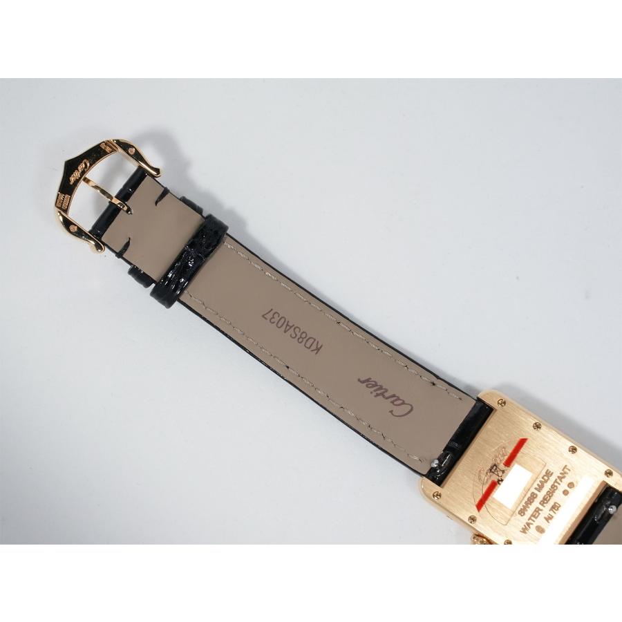 カルティエ タンク ルイ カルティエ SM Ref.WGTA0269 イエローゴールド ブラック×パヴェダイヤ文字盤 | Cartier | 08