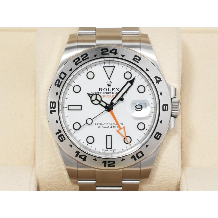 ロレックス エクスプローラーII Ref.216570 ステンレススチール ホワイト文字盤 オイスターブレスレット | エクスプローラーII | 01