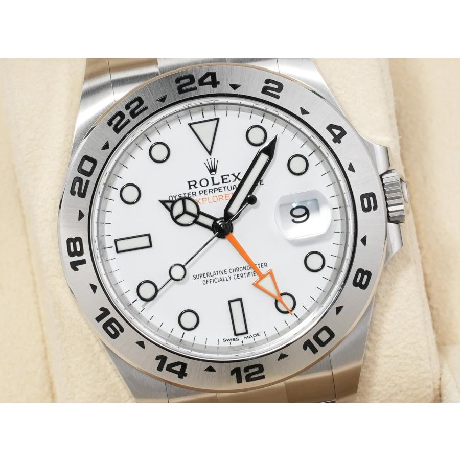 ロレックス エクスプローラーII Ref.216570 ステンレススチール ホワイト文字盤 オイスターブレスレット | エクスプローラーII | 02