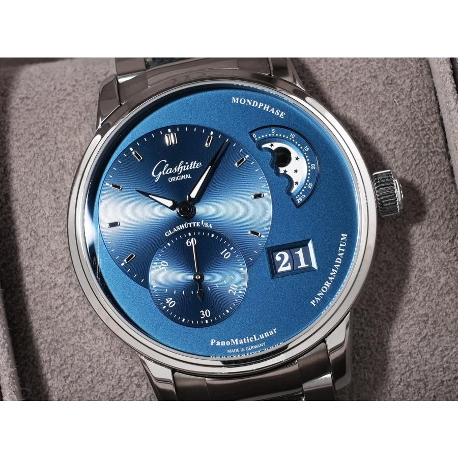 グラスヒュッテオリジナル パノマティックルナ Ref.19002463271 ステンレススチール ディープブルー文字盤 | GLASHUTTE ORIGINAL | 02