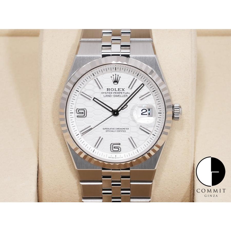 ロレックス ランドドゥエラー Ref.127234 ステンレススチール/ホワイトゴールド ホワイト文字盤 | ROLEX