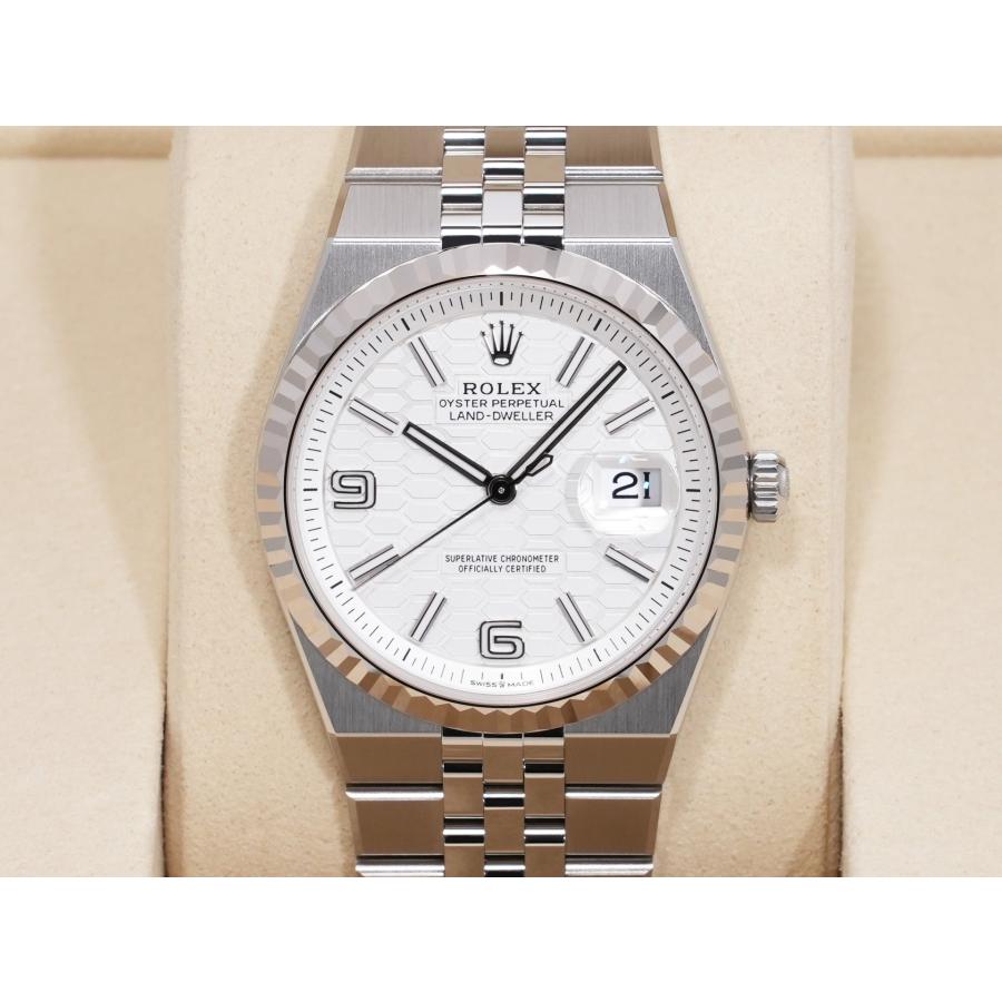 ロレックス ランドドゥエラー Ref.127234 ステンレススチール/ホワイトゴールド ホワイト文字盤 | ROLEX | 01