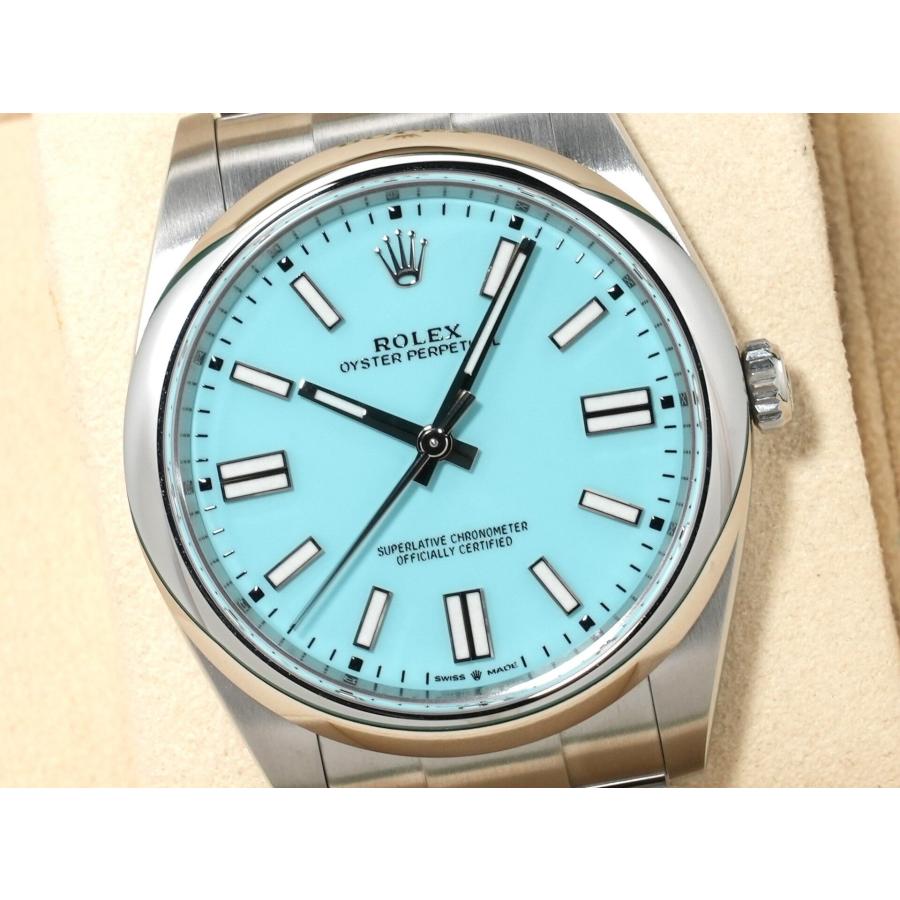 ロレックス オイスターパーペチュアル41 Ref.124300 ステンレススチール ターコイズ文字盤 | オイスター パーペチュアル | 02