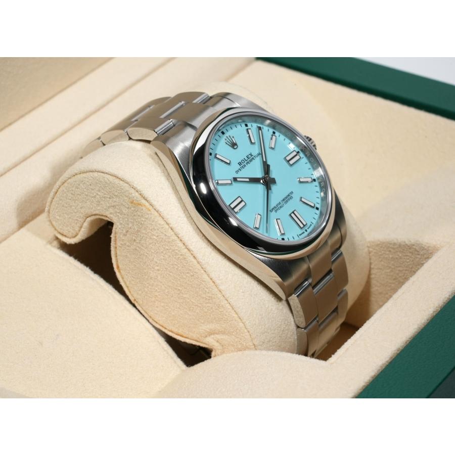 ロレックス オイスターパーペチュアル41 Ref.124300 ステンレススチール ターコイズ文字盤 | オイスター パーペチュアル | 04