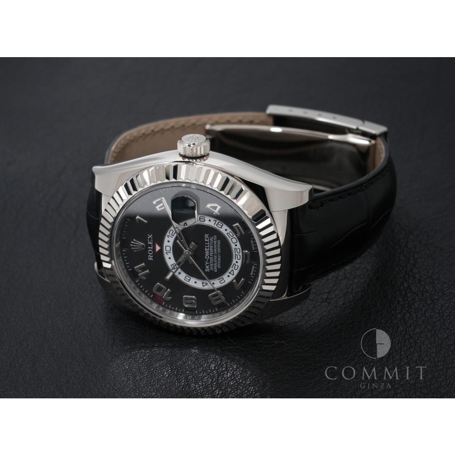ロレックス スカイドゥエラー Ref.326139 ホワイトゴールド ブラック文字盤 革ベルト | スカイドゥエラー | 10