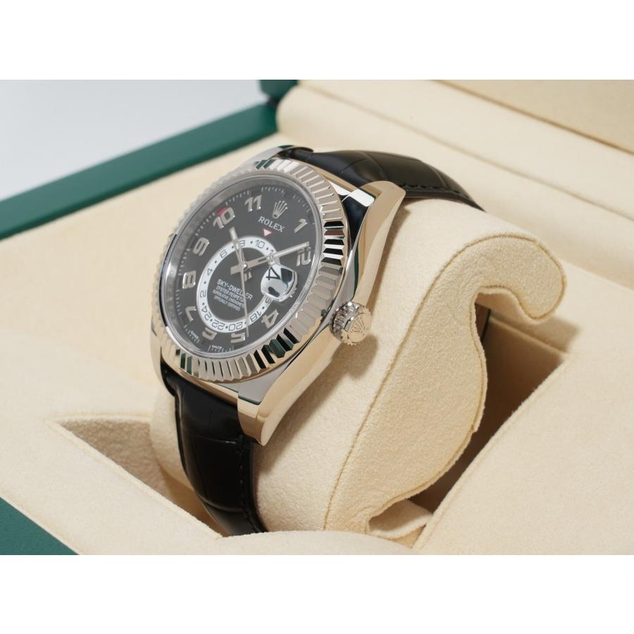 ロレックス スカイドゥエラー Ref.326139 ホワイトゴールド ブラック文字盤 革ベルト | スカイドゥエラー | 03