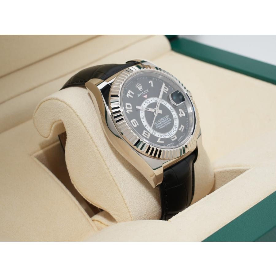 ロレックス スカイドゥエラー Ref.326139 ホワイトゴールド ブラック文字盤 革ベルト | スカイドゥエラー | 04