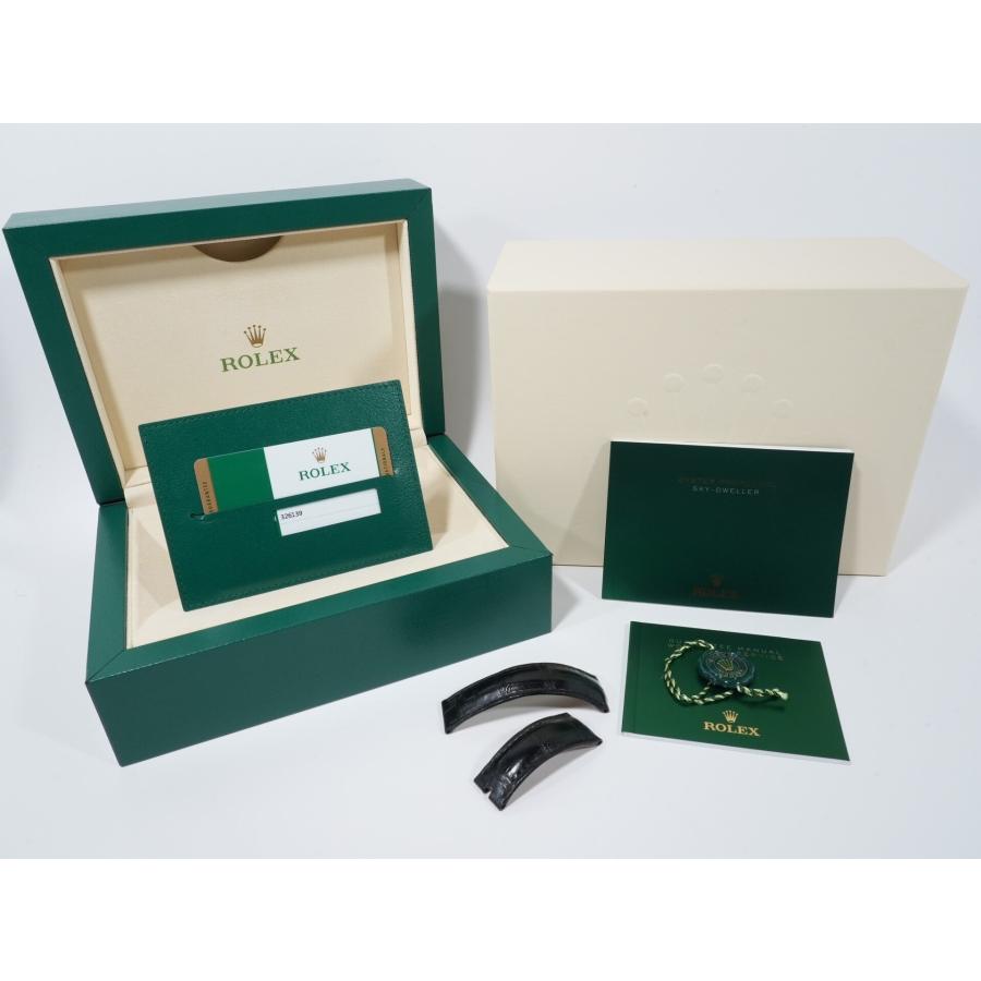 ロレックス スカイドゥエラー Ref.326139 ホワイトゴールド ブラック文字盤 革ベルト | スカイドゥエラー | 08