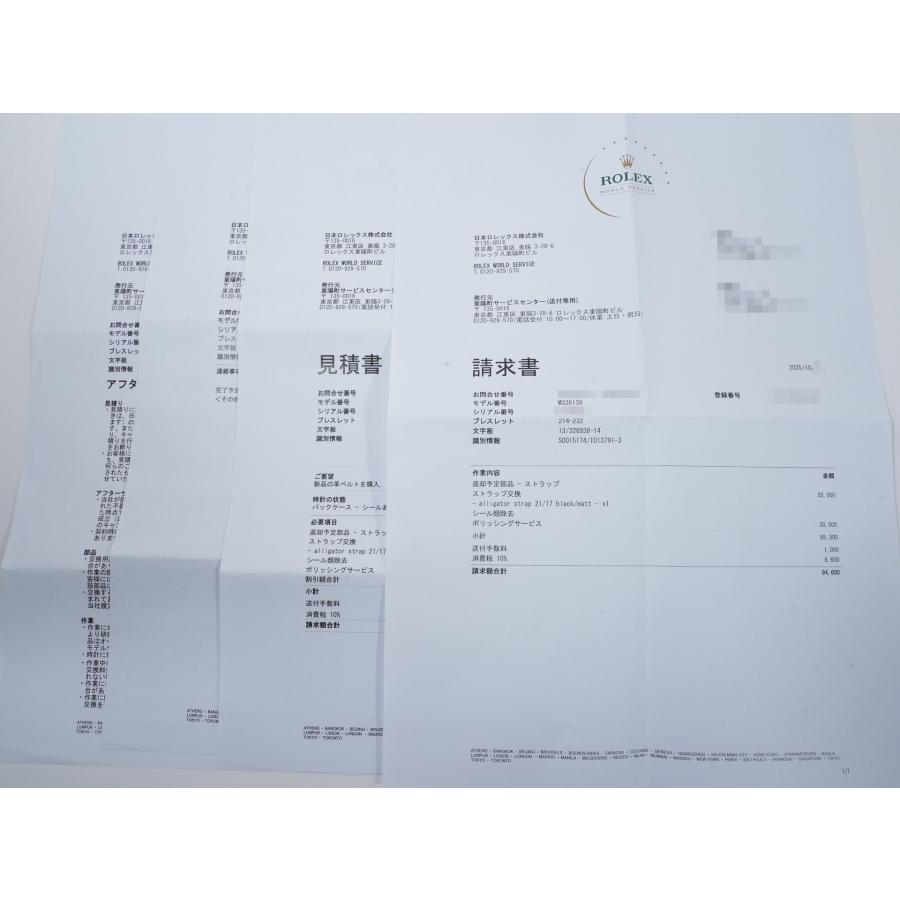 ロレックス スカイドゥエラー Ref.326139 ホワイトゴールド ブラック文字盤 革ベルト | スカイドゥエラー | 09