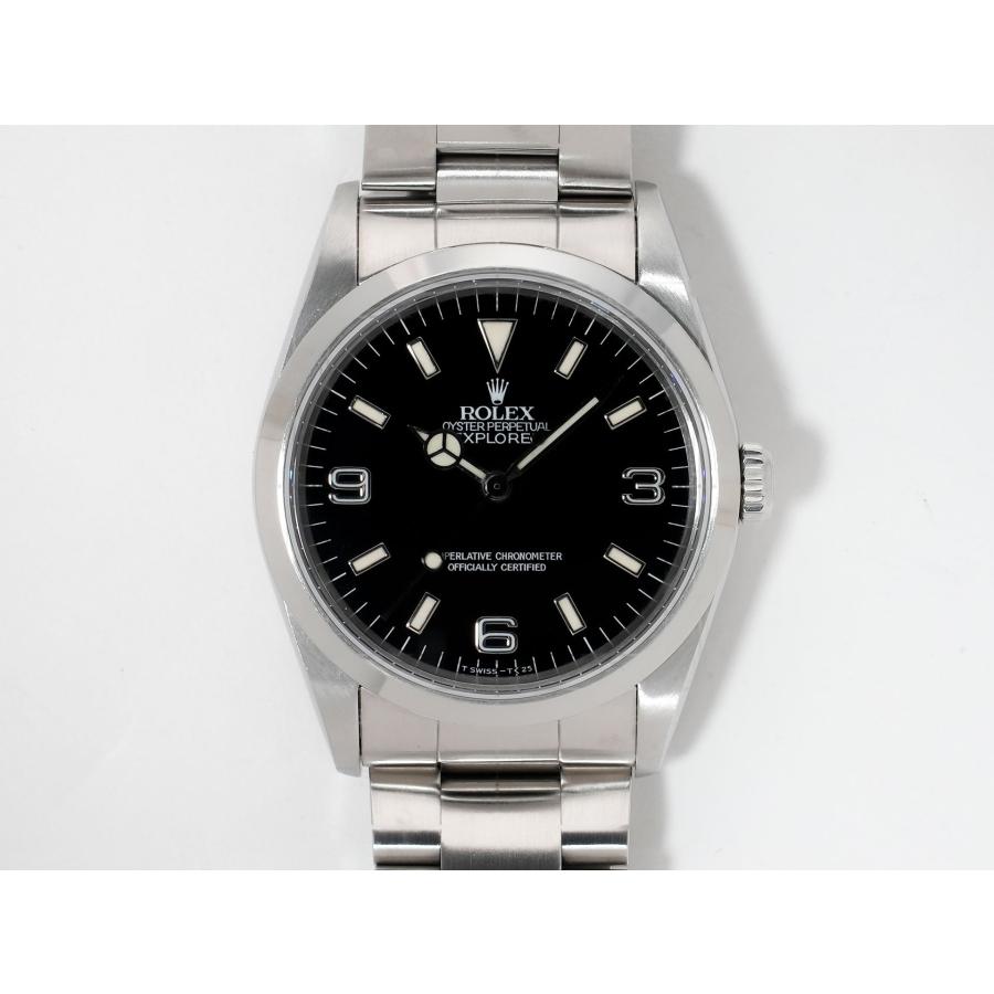 ロレックス エクスプローラーI Ref.14270 ステンレススチール ブラック文字盤 オイスターブレスレット | エクスプローラー（ROLEX） | 01