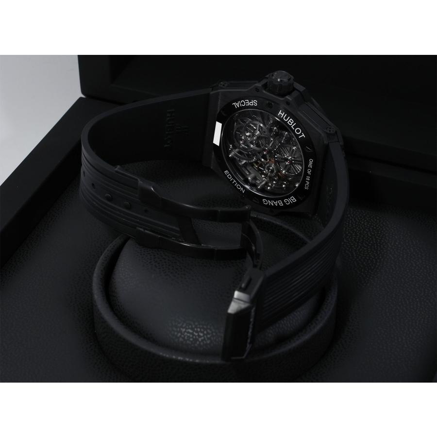 ウブロ ビッグバン トゥールビヨン オートマティック オールブラックカーボン Ref.429.QU.0140.RX.YOS カーボン スケルトン文字盤 | HUBLOT | 07