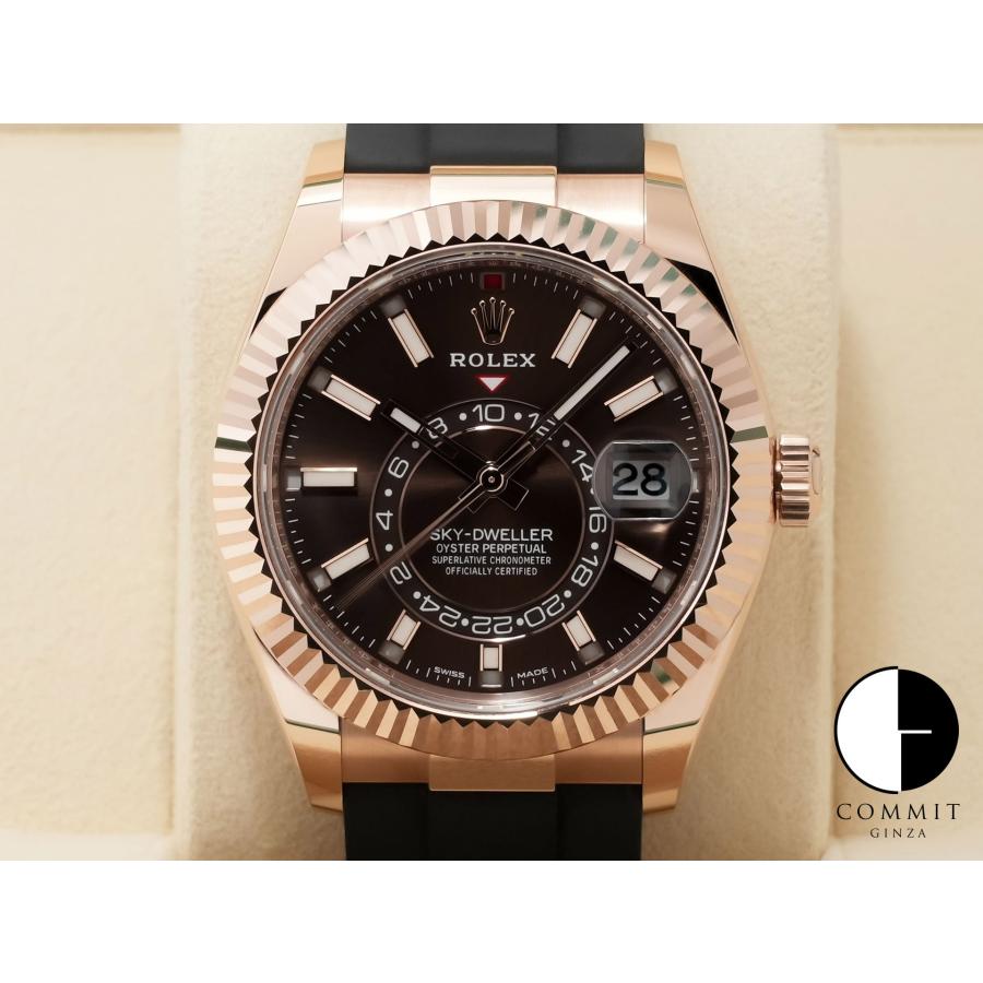 ロレックス スカイドゥエラー Ref.326235 18KERG チョコレート文字盤 | スカイドゥエラー