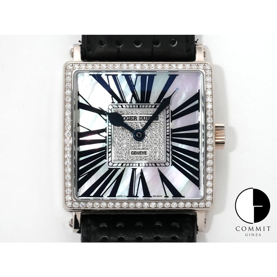 ロジェデュブイ ゴールデンスクエア Ref.G40 57 0-SD DN1.7A ホワイトゴールド シェル文字盤 | ROGER DUBUIS