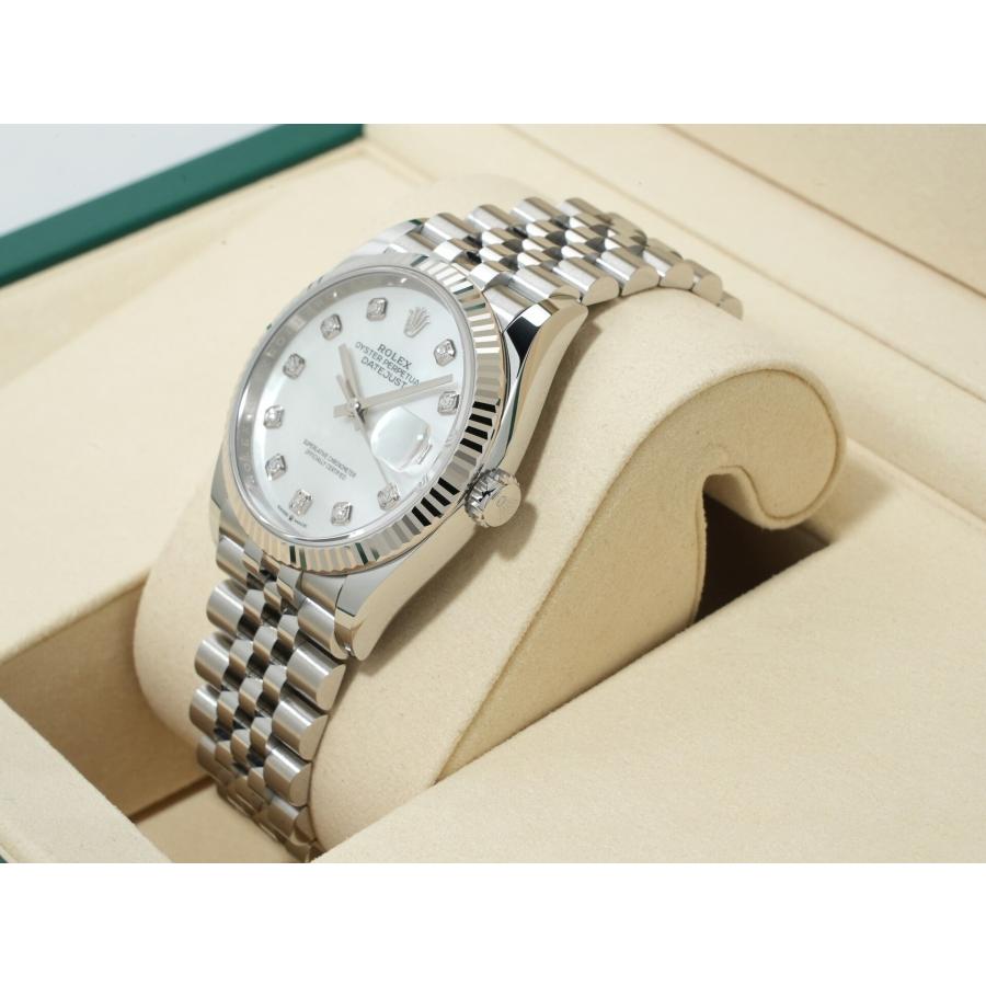 ロレックス デイトジャスト36 Ref.126234NG ステンレススチール/ホワイトゴールド ホワイトシェルx10Pダイヤ文字盤 | デイトジャスト | 03