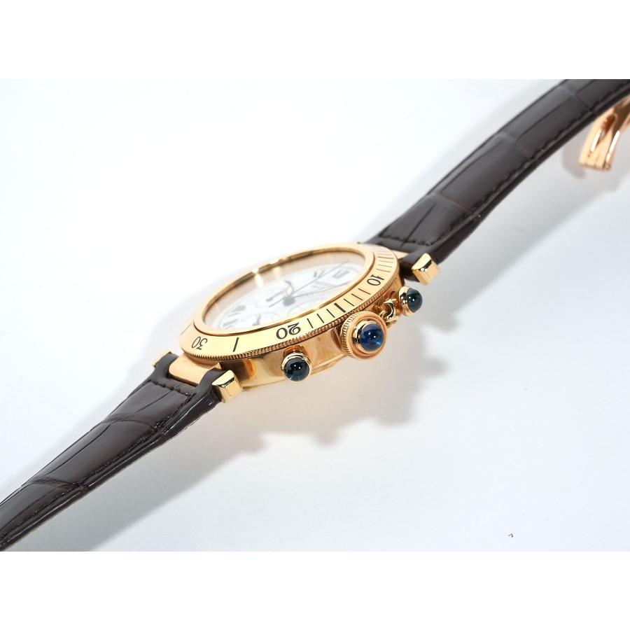カルティエ パシャ クロノグラフ 38mm 150周年記念モデル Ref.W30X7651 イエローゴールド ホワイト文字盤 | Cartier | 03