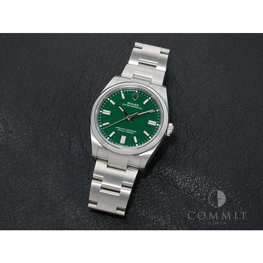 ロレックス オイスターパーペチュアル36 Ref.126000 ステンレススチール グリーン文字盤 | オイスター パーペチュアル | 10
