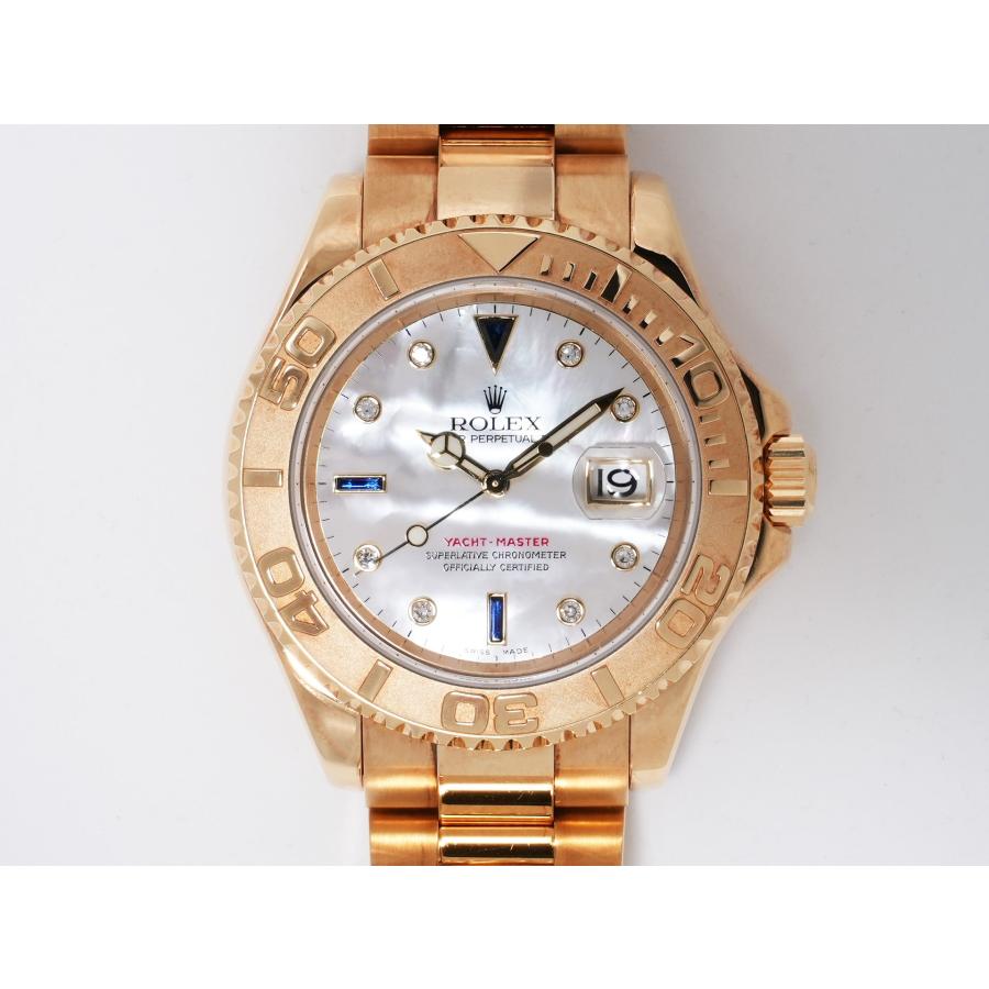 ロレックス ヨットマスター40 Ref.16628NGS イエローゴールド シェル8Pダイヤ/3サファイア文字盤 | ヨットマスター | 01