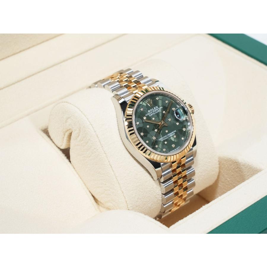 ロレックス デイトジャスト Ref.278273 ステンレススチール/イエローゴールド オリーブグリーン フローラルモチーフ文字盤 | デイトジャスト | 04