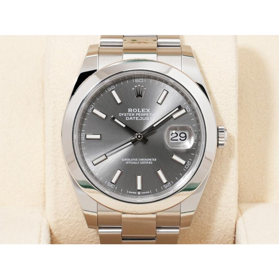 ロレックス デイトジャスト41 Ref.126300 SS スレート文字盤 オイスターブレスレット | デイトジャスト | 01