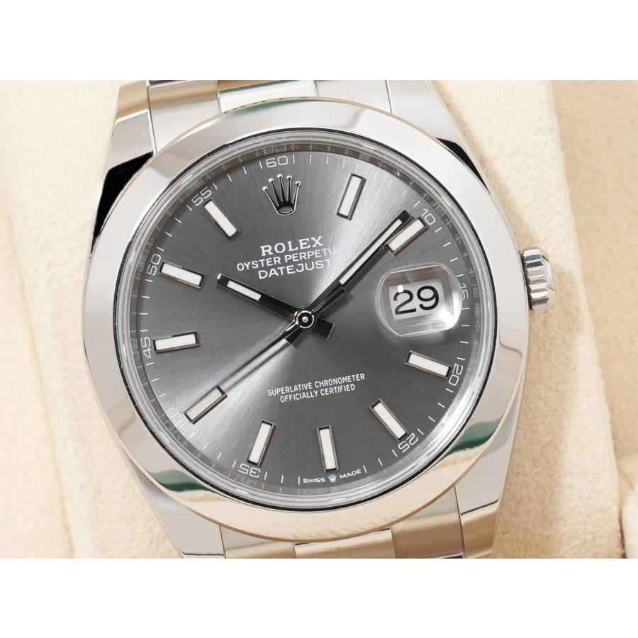 ロレックス デイトジャスト41 Ref.126300 SS スレート文字盤 オイスターブレスレット | デイトジャスト | 02