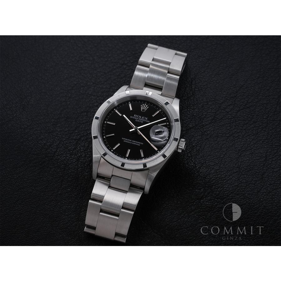 ロレックス オイスターパーペチュアル デイト Ref.15210 SS ブラック文字盤 | オイスター パーペチュアル | 10