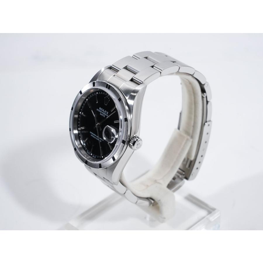 ロレックス オイスターパーペチュアル デイト Ref.15210 SS ブラック文字盤 | オイスター パーペチュアル | 03