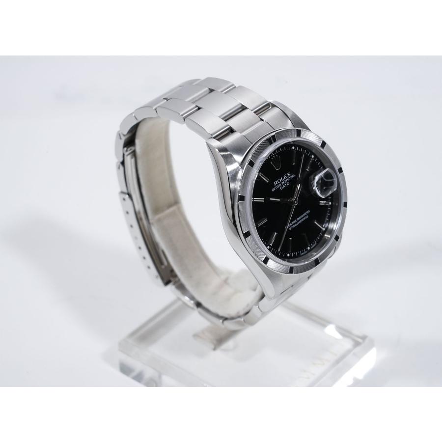 ロレックス オイスターパーペチュアル デイト Ref.15210 SS ブラック文字盤 | オイスター パーペチュアル | 04