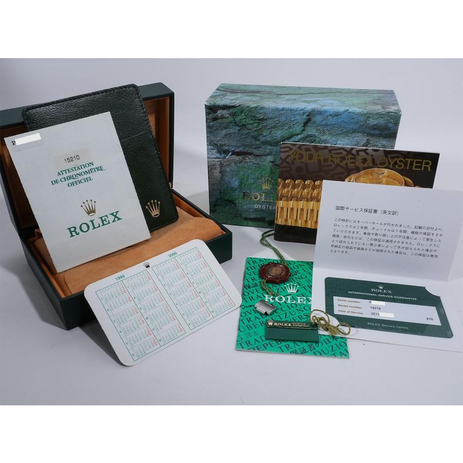 ロレックス オイスターパーペチュアル デイト Ref.15210 SS ブラック文字盤 | オイスター パーペチュアル | 09