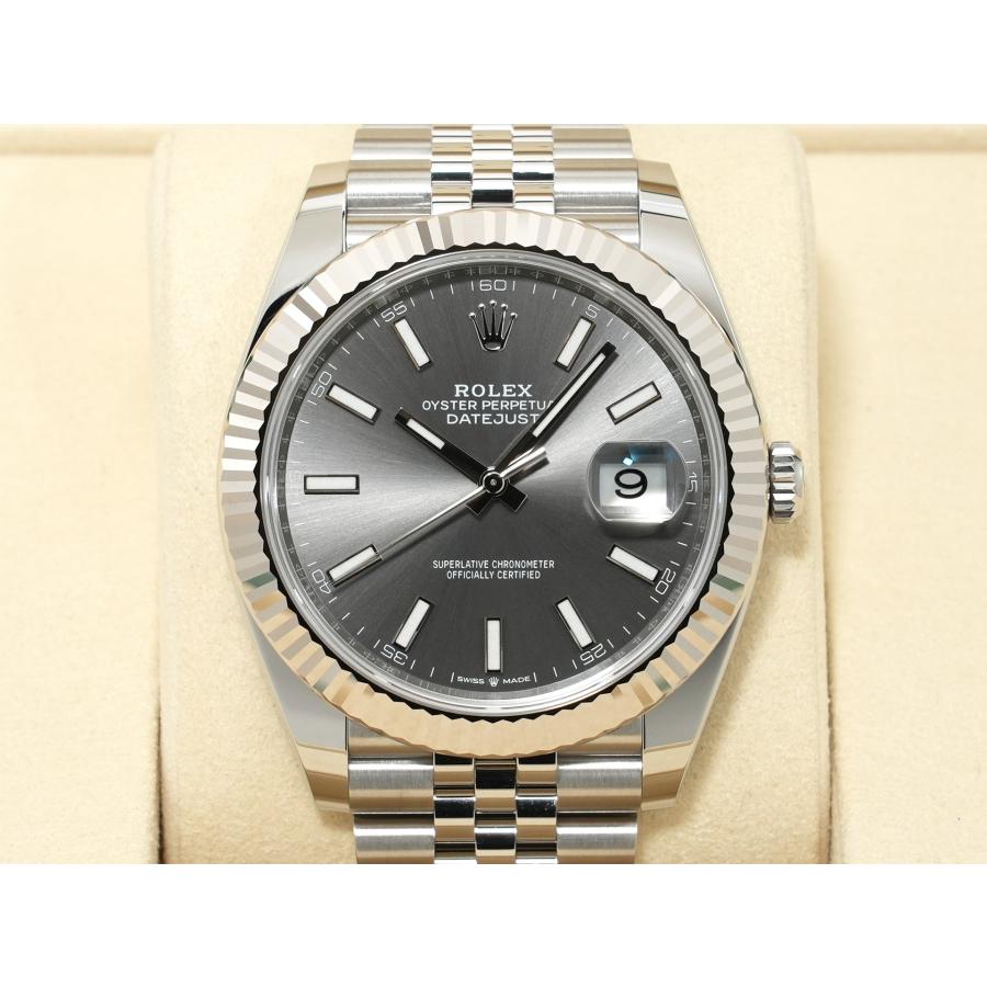 ロレックス デイトジャスト41 Ref.126334 ステンレススチール/ホワイトゴールド スレート文字盤 ジュビリーブレスレット | デイトジャスト | 01