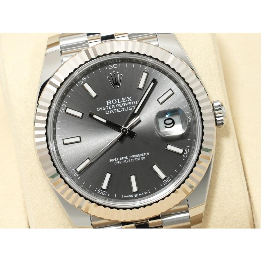 ロレックス デイトジャスト41 Ref.126334 ステンレススチール/ホワイトゴールド スレート文字盤 ジュビリーブレスレット | デイトジャスト | 02