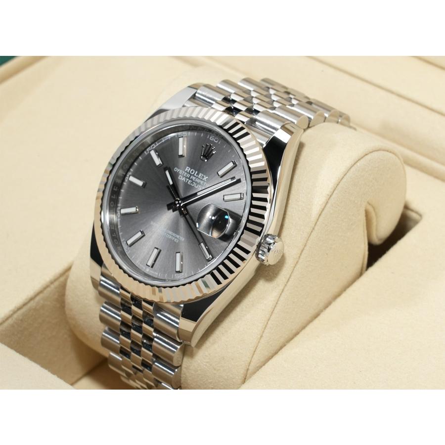 ロレックス デイトジャスト41 Ref.126334 ステンレススチール/ホワイトゴールド スレート文字盤 ジュビリーブレスレット | デイトジャスト | 03