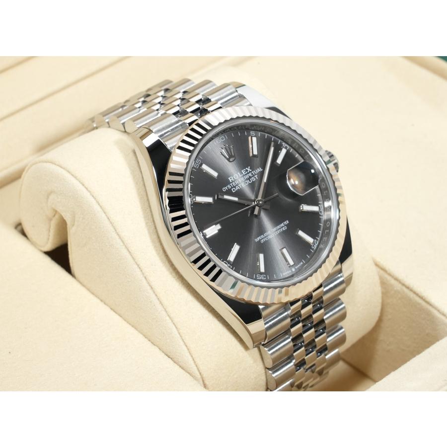 ロレックス デイトジャスト41 Ref.126334 ステンレススチール/ホワイトゴールド スレート文字盤 ジュビリーブレスレット | デイトジャスト | 04