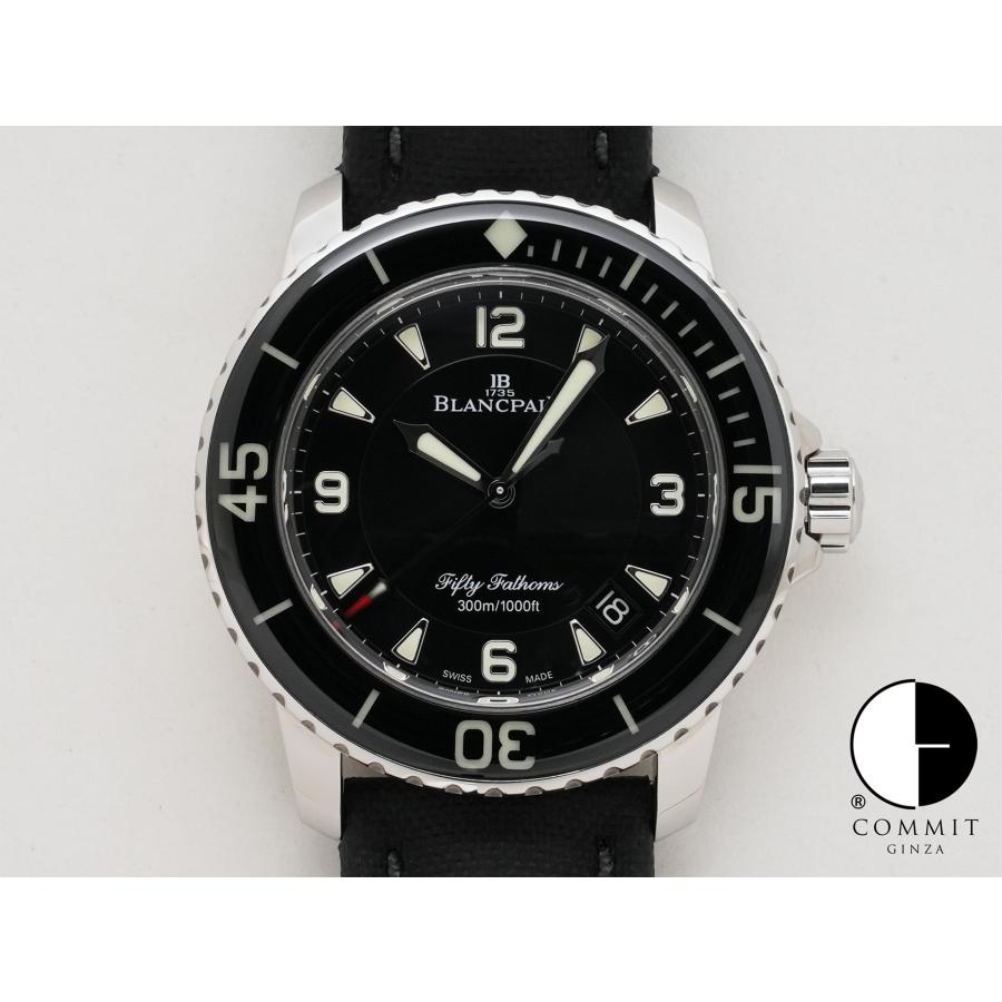 ブランパン フィフティ ファゾムス オートマティック Ref.5015-1130-52A SS ブラック文字盤 | BLANCPAIN