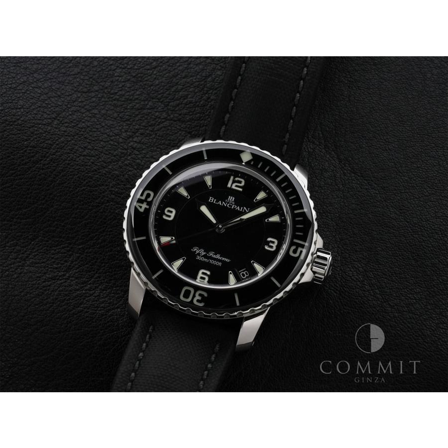 ブランパン フィフティ ファゾムス オートマティック Ref.5015-1130-52A SS ブラック文字盤 | BLANCPAIN | 12