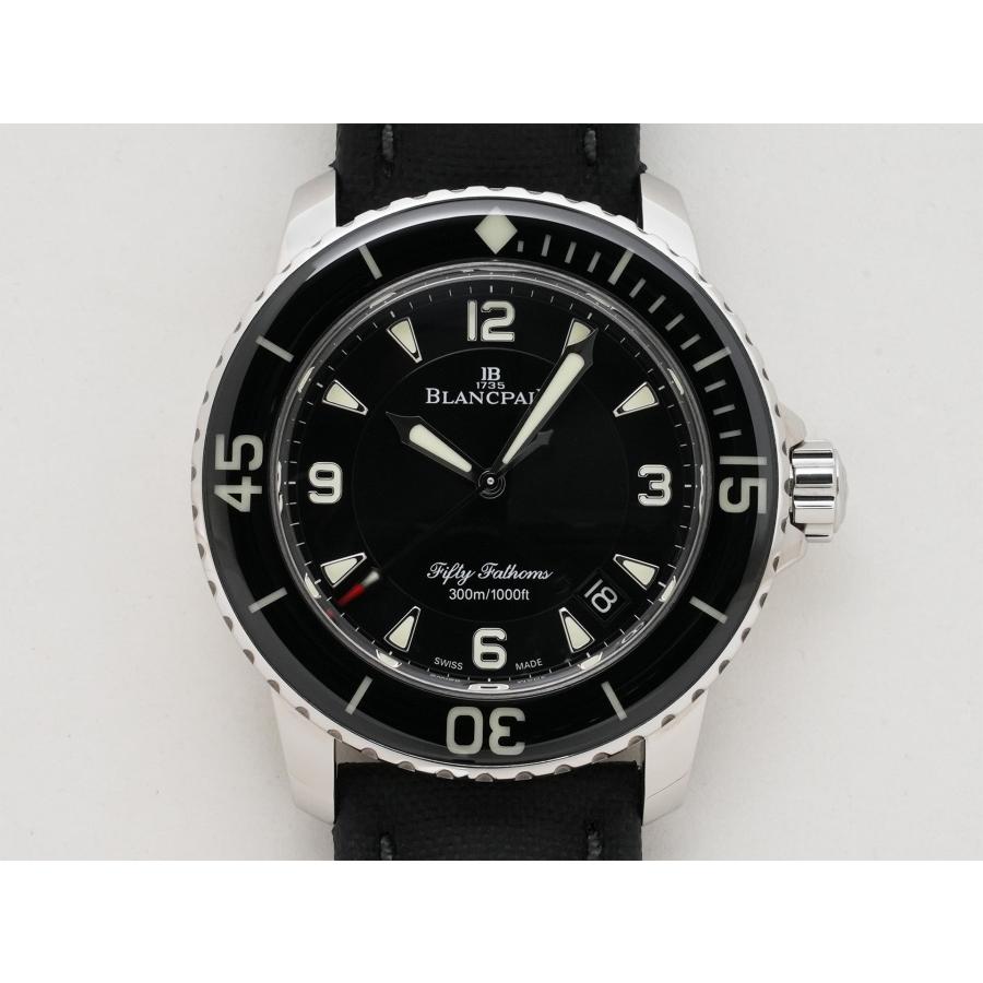ブランパン フィフティ ファゾムス オートマティック Ref.5015-1130-52A SS ブラック文字盤 | BLANCPAIN | 01